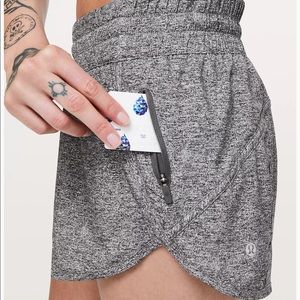 Grey Lululemon Tracker Short 4 Tall